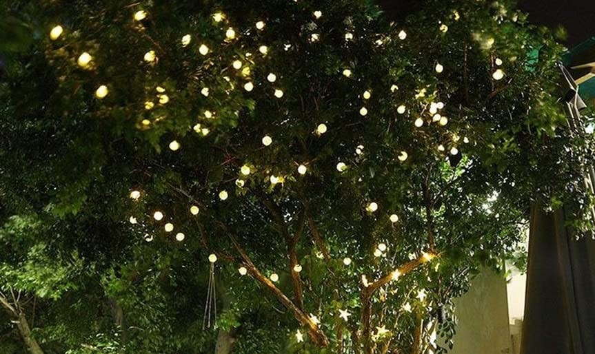 Solar String Lights, 2 Pack Outdoor String Light 60 LED 40ft 8 Lighting Modes...