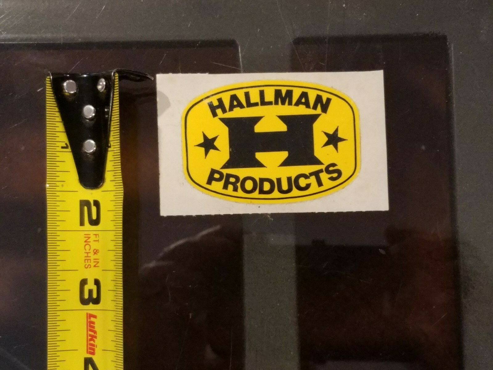 Hallman Products Sticker - Original 70's Collectible Motocross Sticker B32