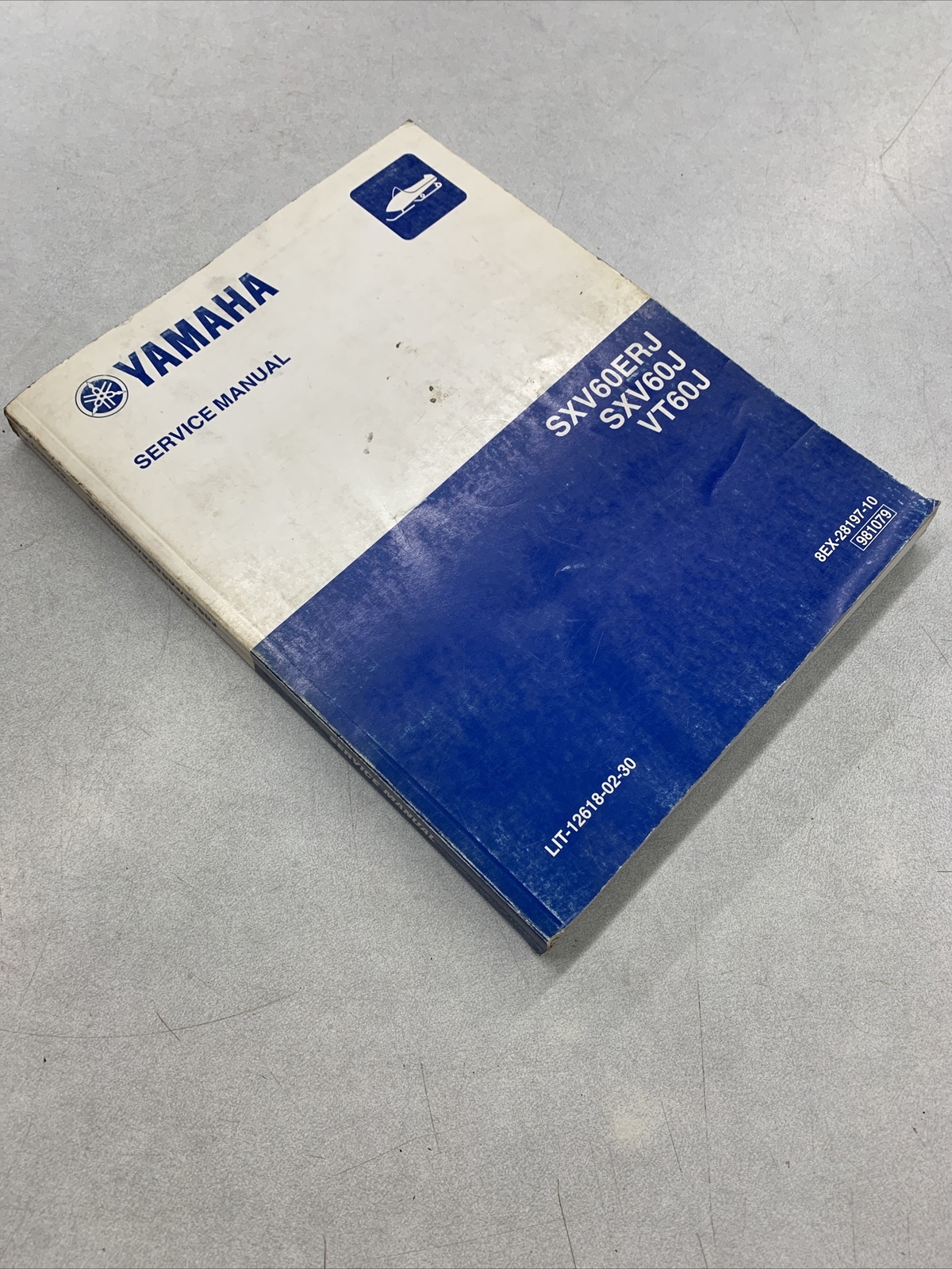 2003 YAMAHA SXV60ERJ/SXV60J/VT60J SNOWMOBILE SERVICE MANUAL LIT-12618-02-30