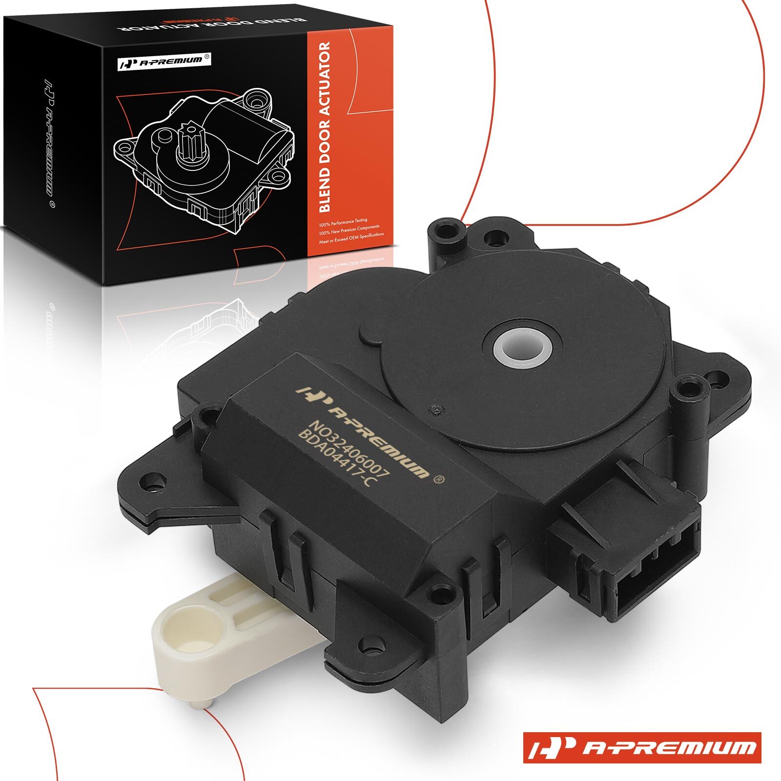 A-Premium Auxiliary Air Door Actuator for Honda Odyssey 11-17 V6 3.5L Van 4-Door