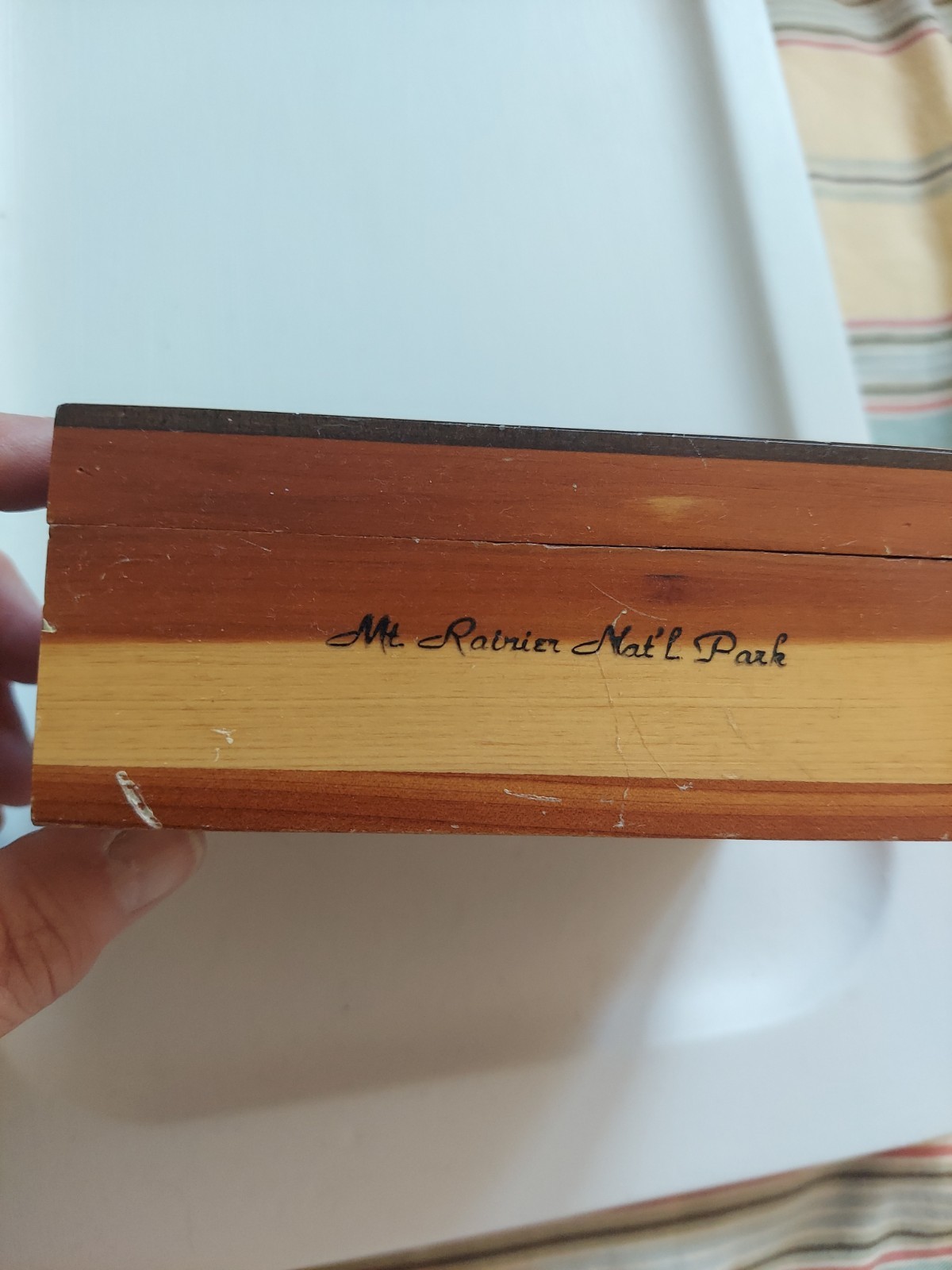 Mount Rainier Souvenier Cedar Box