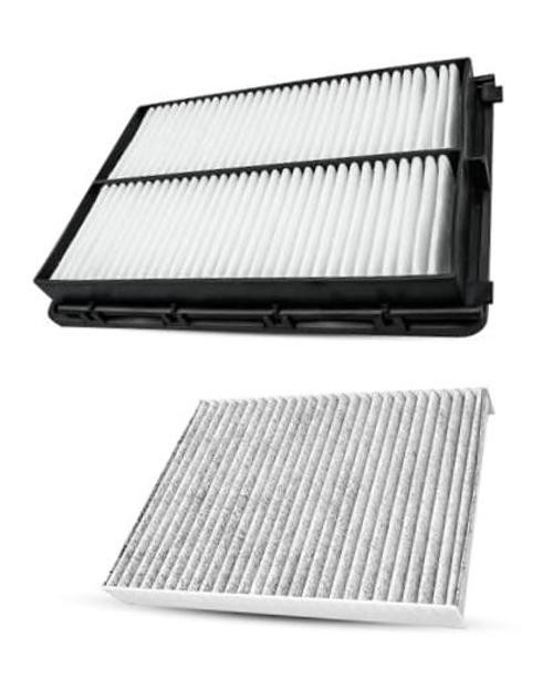 2Pcs Engine Filter & Cabin Air Filter Set Fit for KIA Sorento 2.0L 2.4L 3.3L