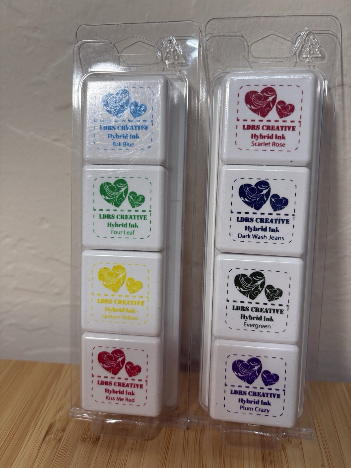Lot of 2 LDRS Creative Hybrid Ink ON THE FARM & AT THE BEACH Mini Inkpads
