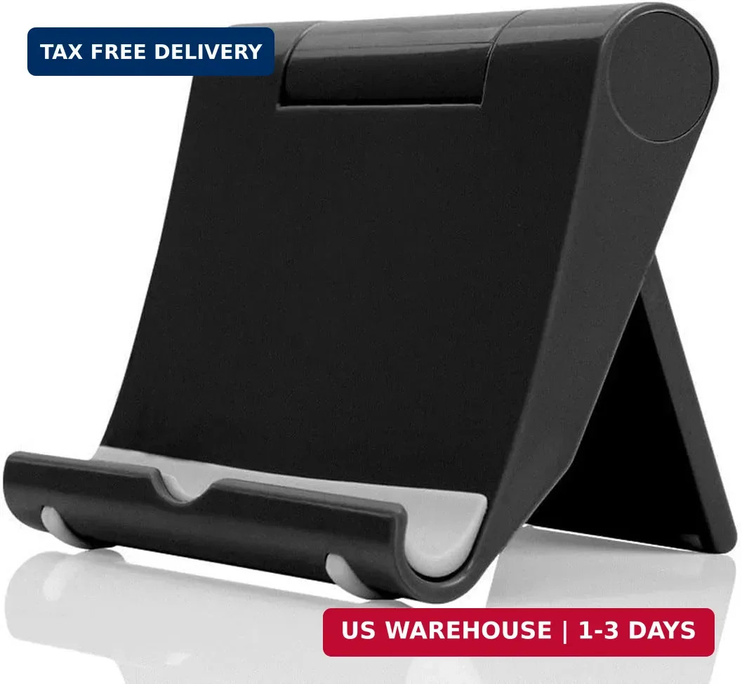 Cell Phone Stand for Desk Foldable Cell Phone Holder Desk Tablet Holder Mobile P