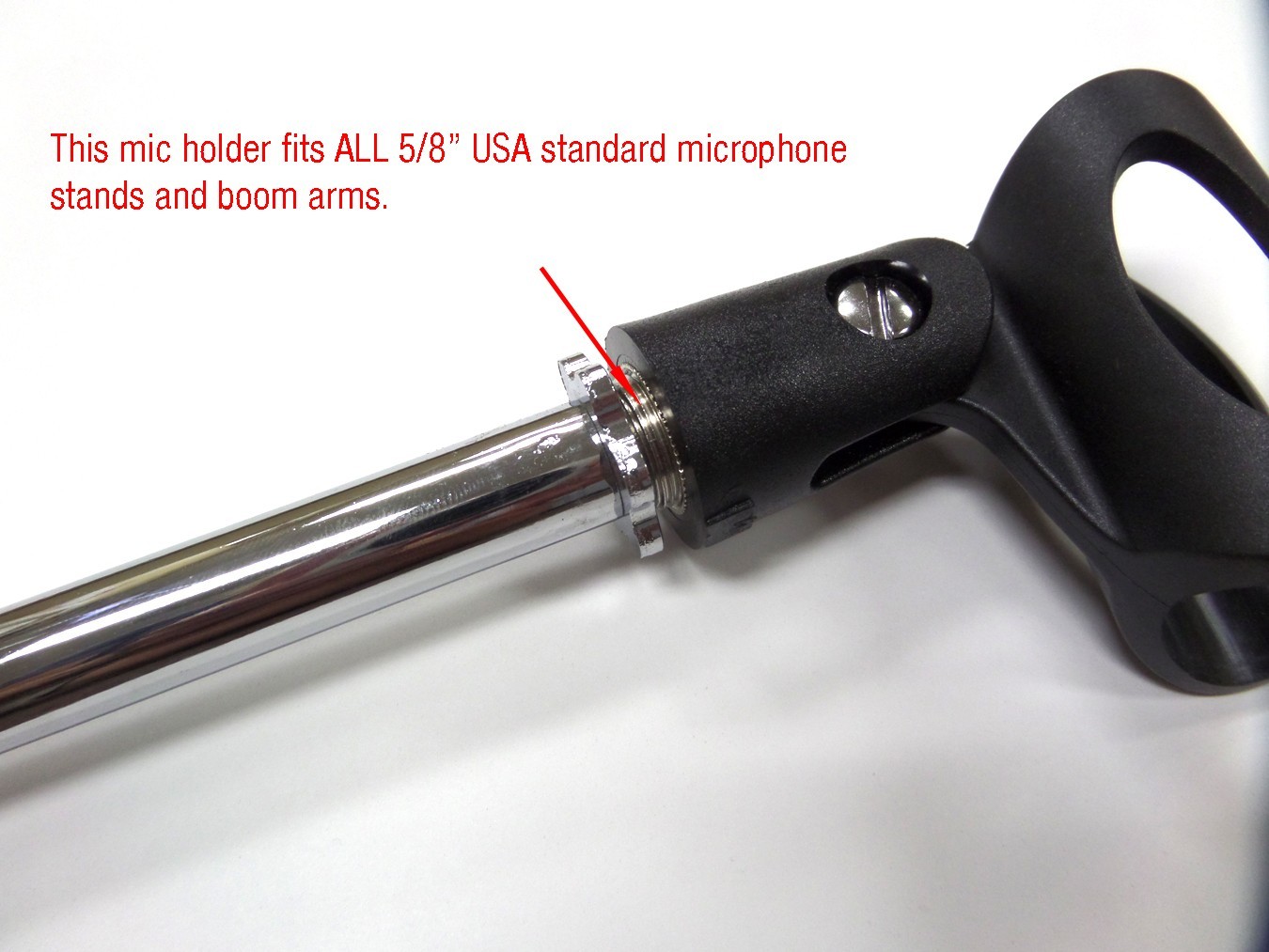 Performance Plus Indestructible Large Barrel/Wireless Microphone Holder (MH3W)