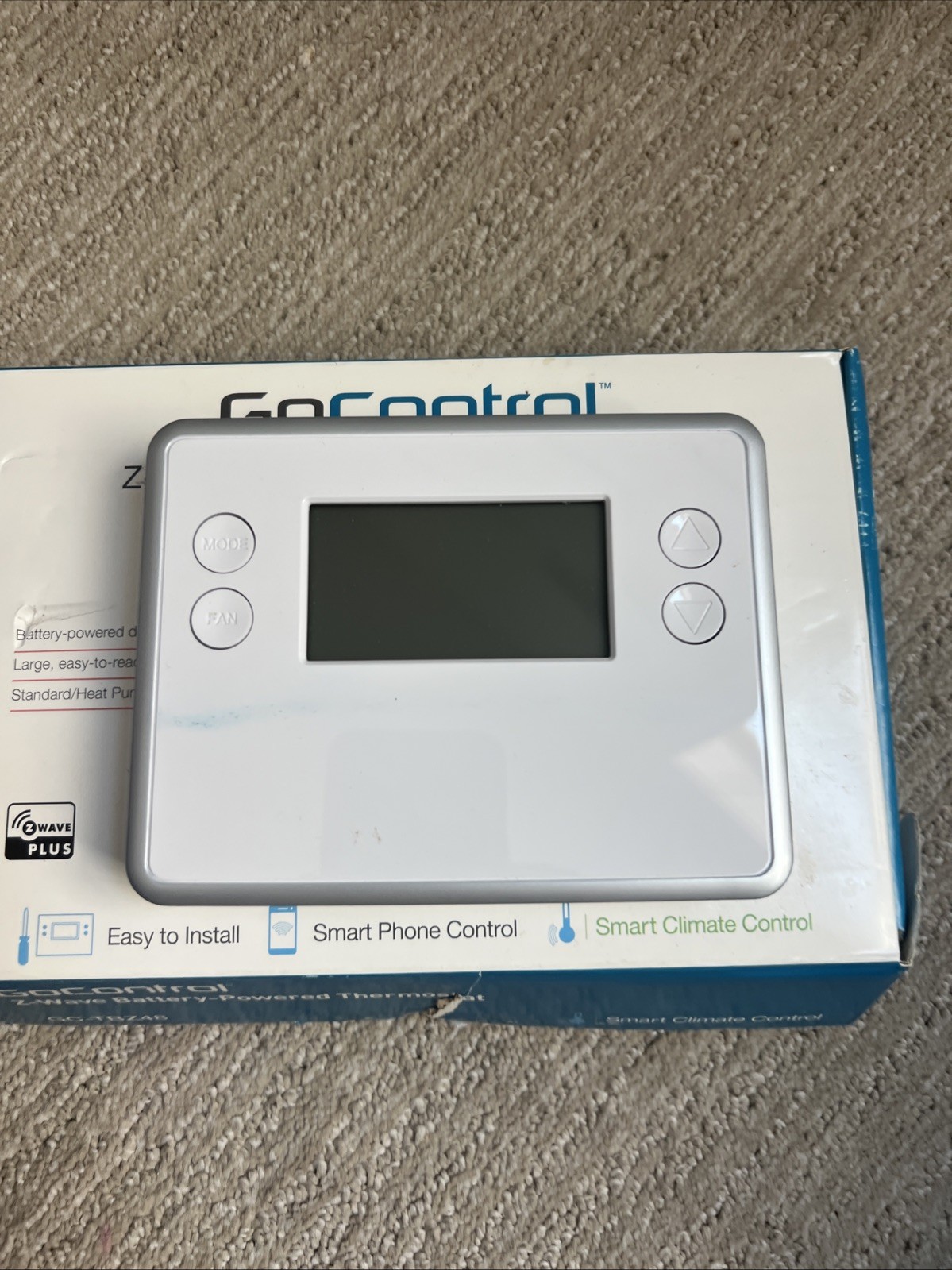 Go Control GoControl GC-TBZ48 2 Wave Battery Powered Thermostat