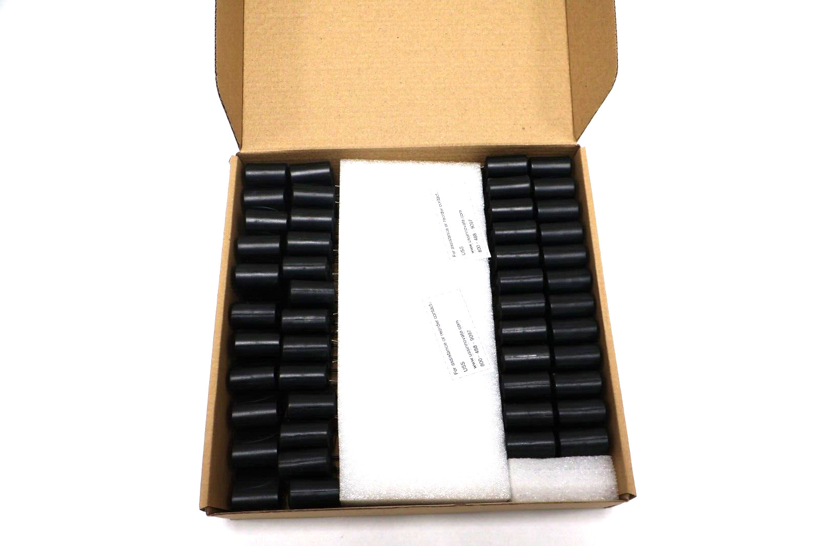 Pack of 48 USS Mini Patriot Anti-Theft Cable Lock Security Tags – Black