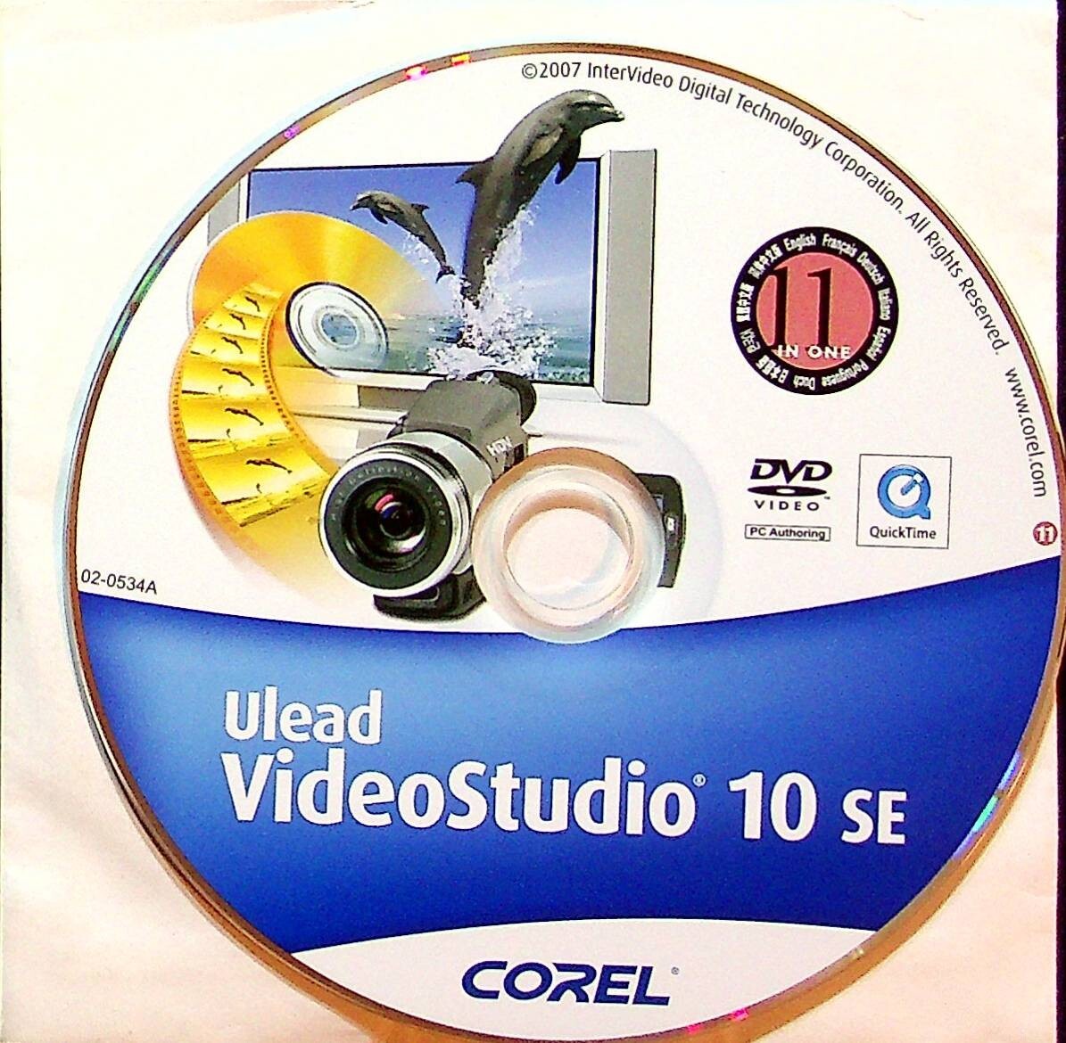 Corel Ulead VideoStudio 10 SE CD ONLY NO BOOK