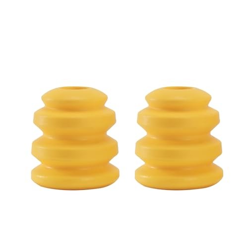 Front Bump Stops, Lower Control Arm Jounce Bumpers (Yellow) 2-pack, Compatible
