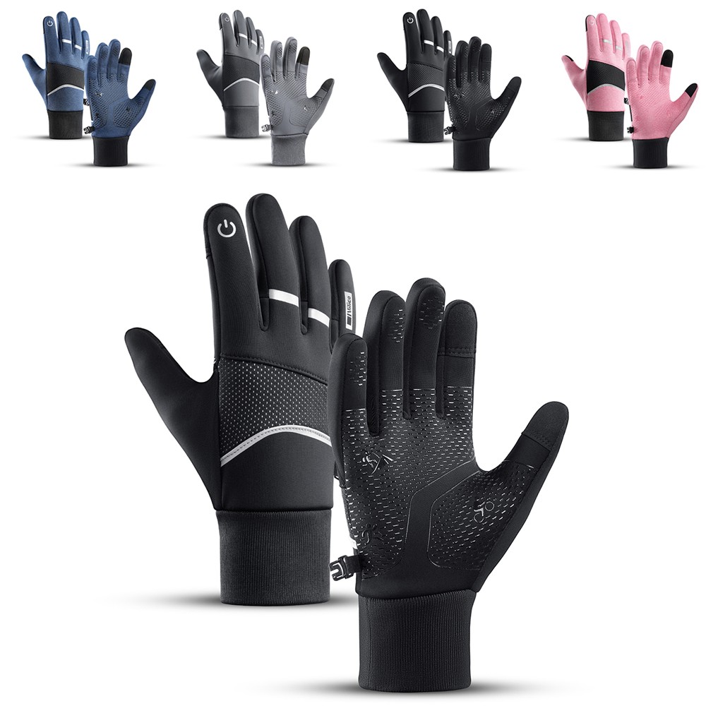 Mens Outdoor Windproof Waterproof Sports Gloves Touchscreen Winter Warm Gloves