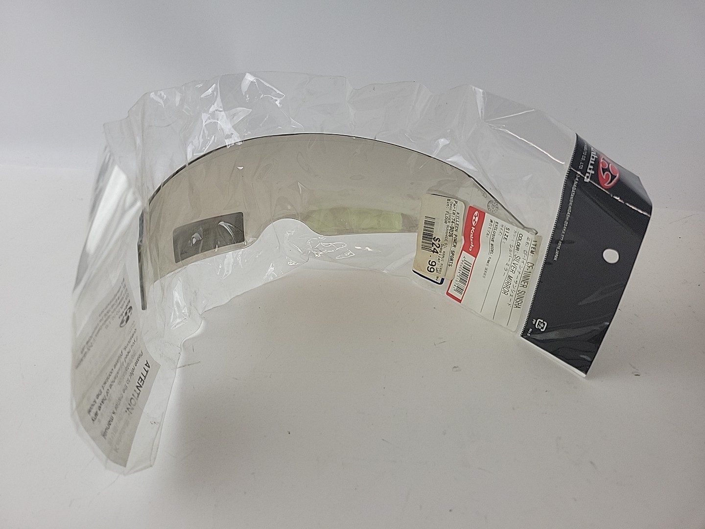 KABUTO Shield Silver Mirror CF-1Inner Sunsha Kamui Series.