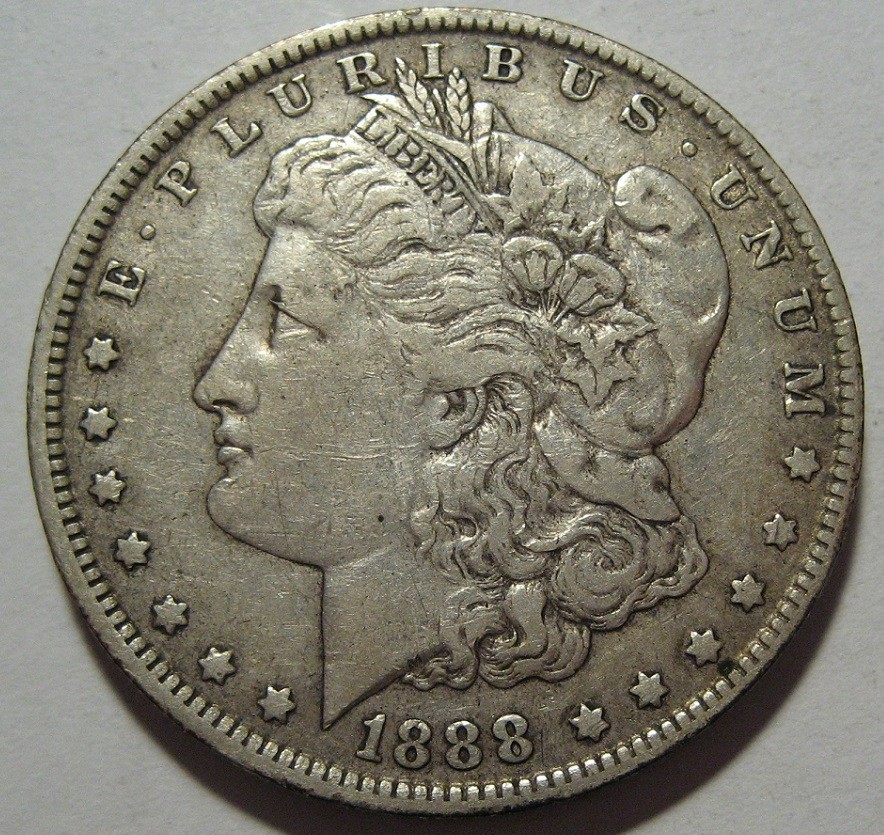 = 1888-O VF/XF MORGAN Dollar, Nice Details, NEW ORLEANS, FREE Shipping