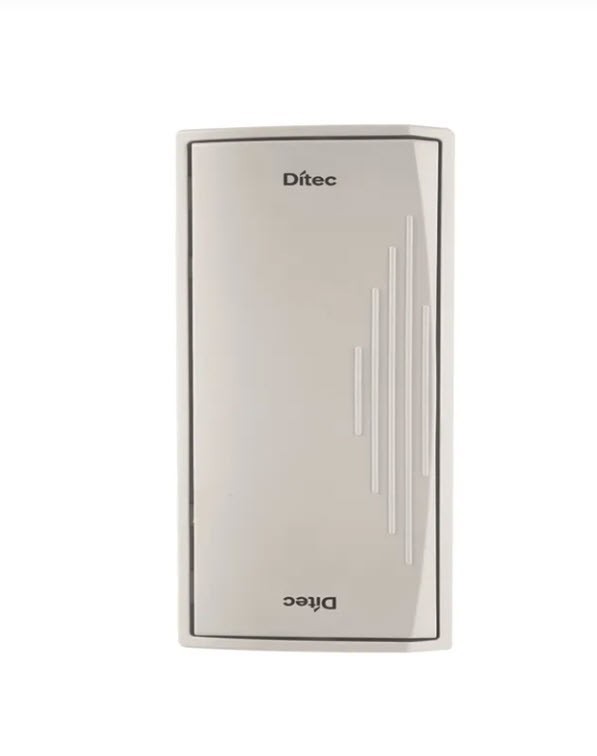 DITEC PFP1 90x250mm Rectangular Elbow Push Button (Aluminum Version)