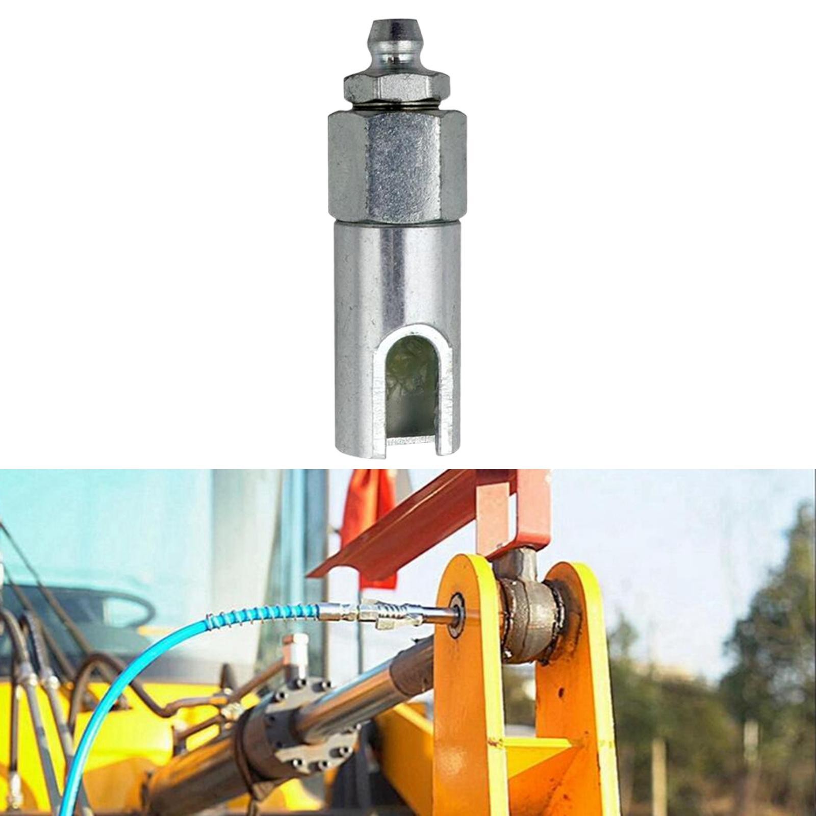 Right Angle Grease Coupler High Hardness Sturdy Replace