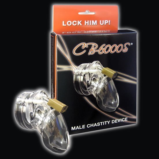 Original  CB-6000S 2 1/2" Cock Cage Lock Set Penis Chastity Cage, Same Day Ship