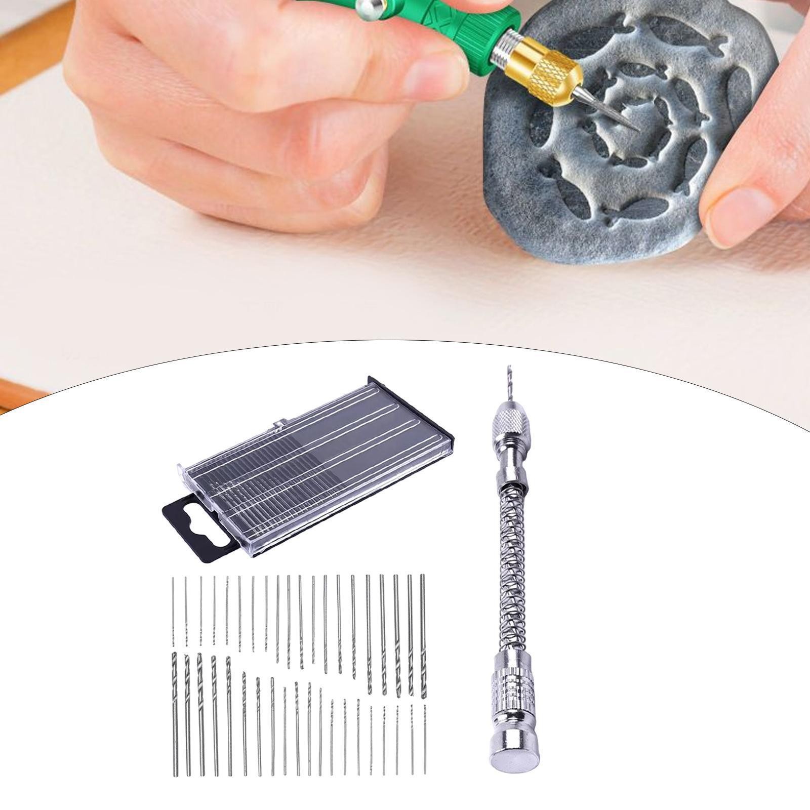 Micro Screw Extractor Supplies Portable with 40Pcs Bits Professional Accessories