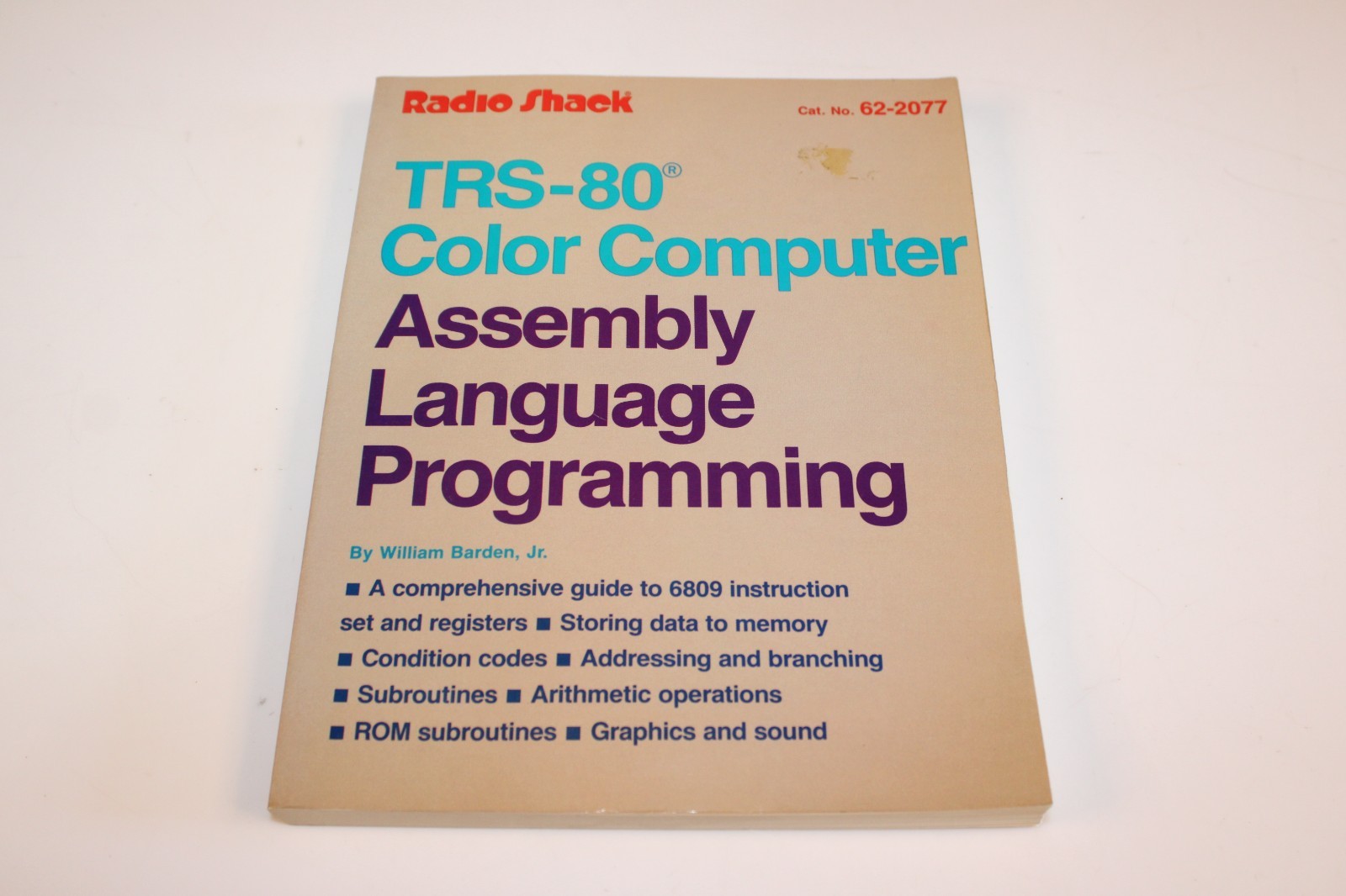TRS-80 Color Computer Assembly Language Programming Radio Shack Cat No. 62-2077