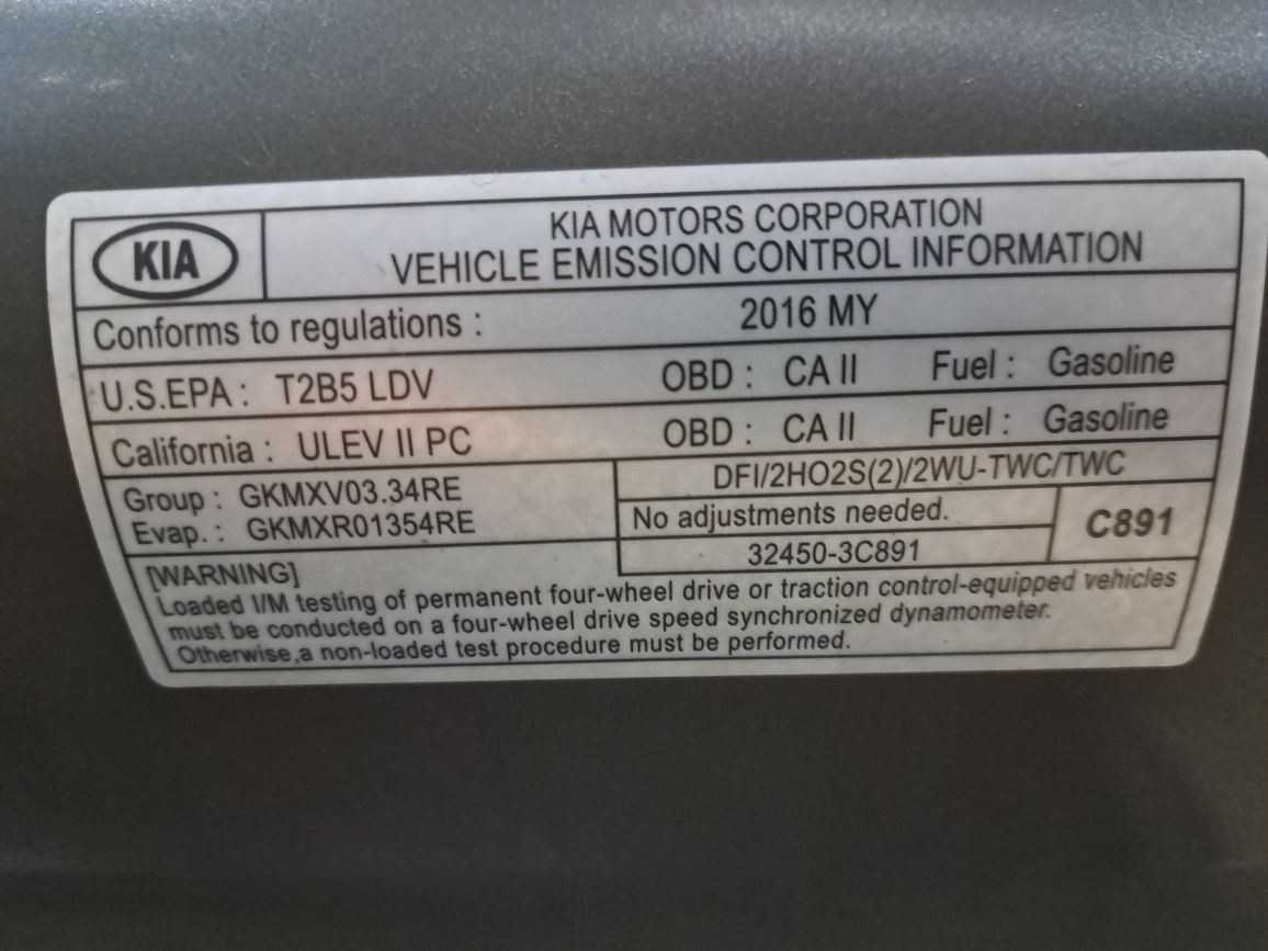 2016 Sorento Jack Sku#4345056