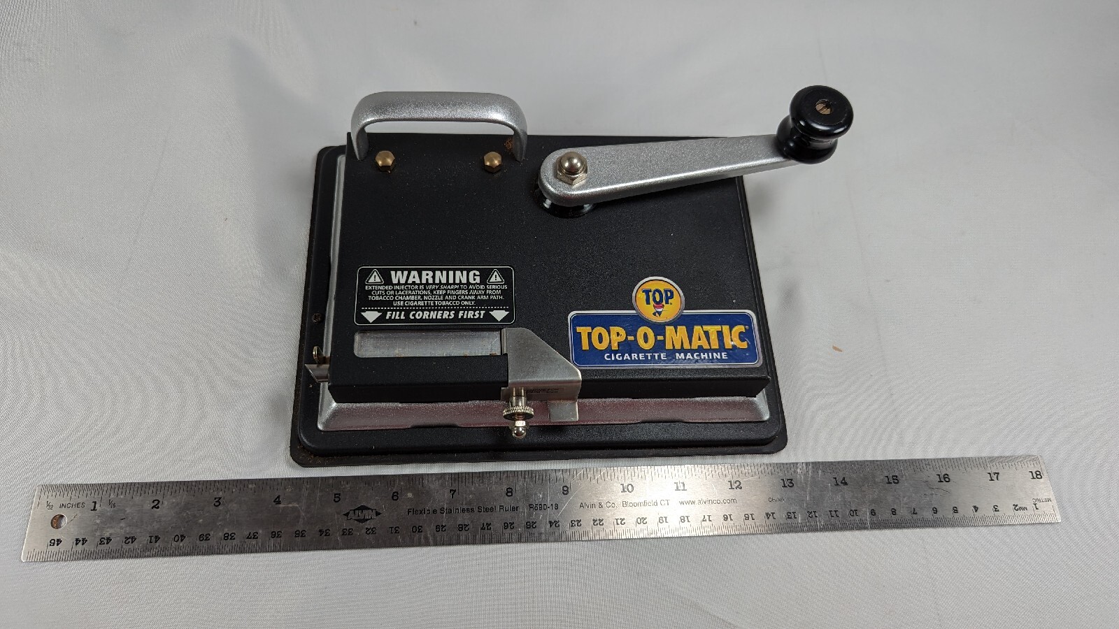 Top-O-Matic Cigarette Rolling Making Machine-Working Used Condition-Tobacco
