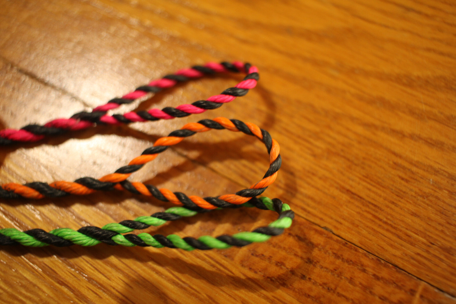 Flemish Twist Bow String - D97/"Fast Flight" - Black & Bright Colors