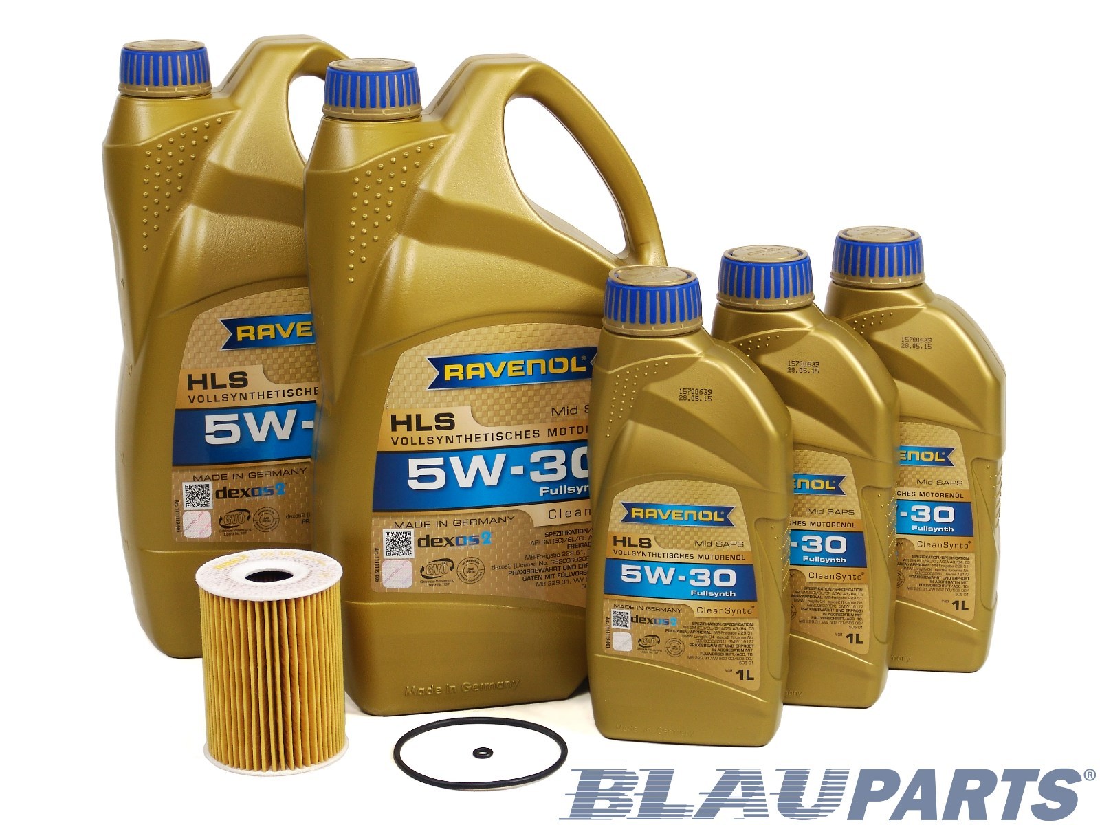Oil Change Kit - Compatible with 2010-19 Mercedes Sprinter 3500 - 3.0L - 5w30