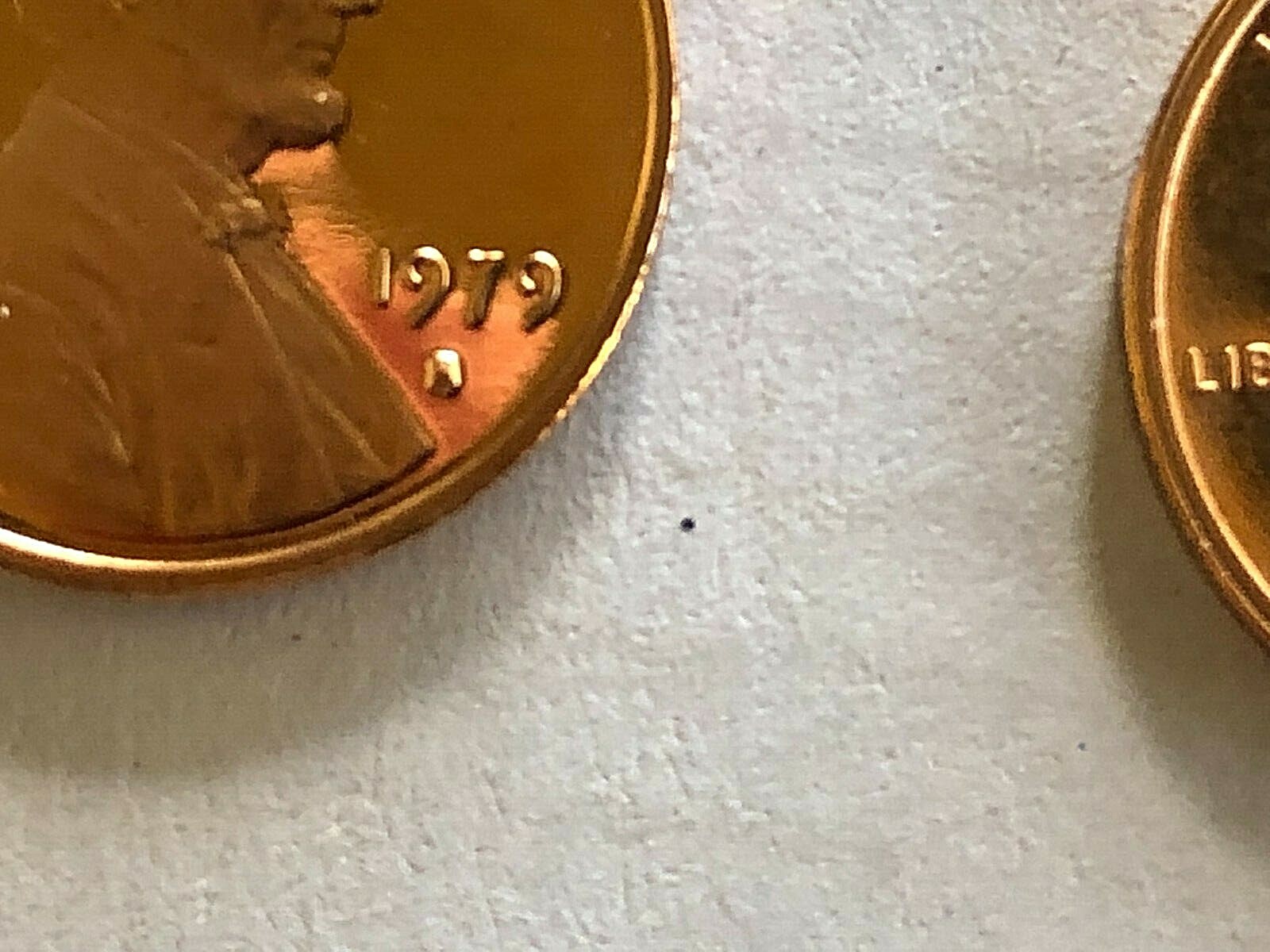 1979 S Type 1 & Type 2 Lincoln cent Gem Proof (2 coins)
