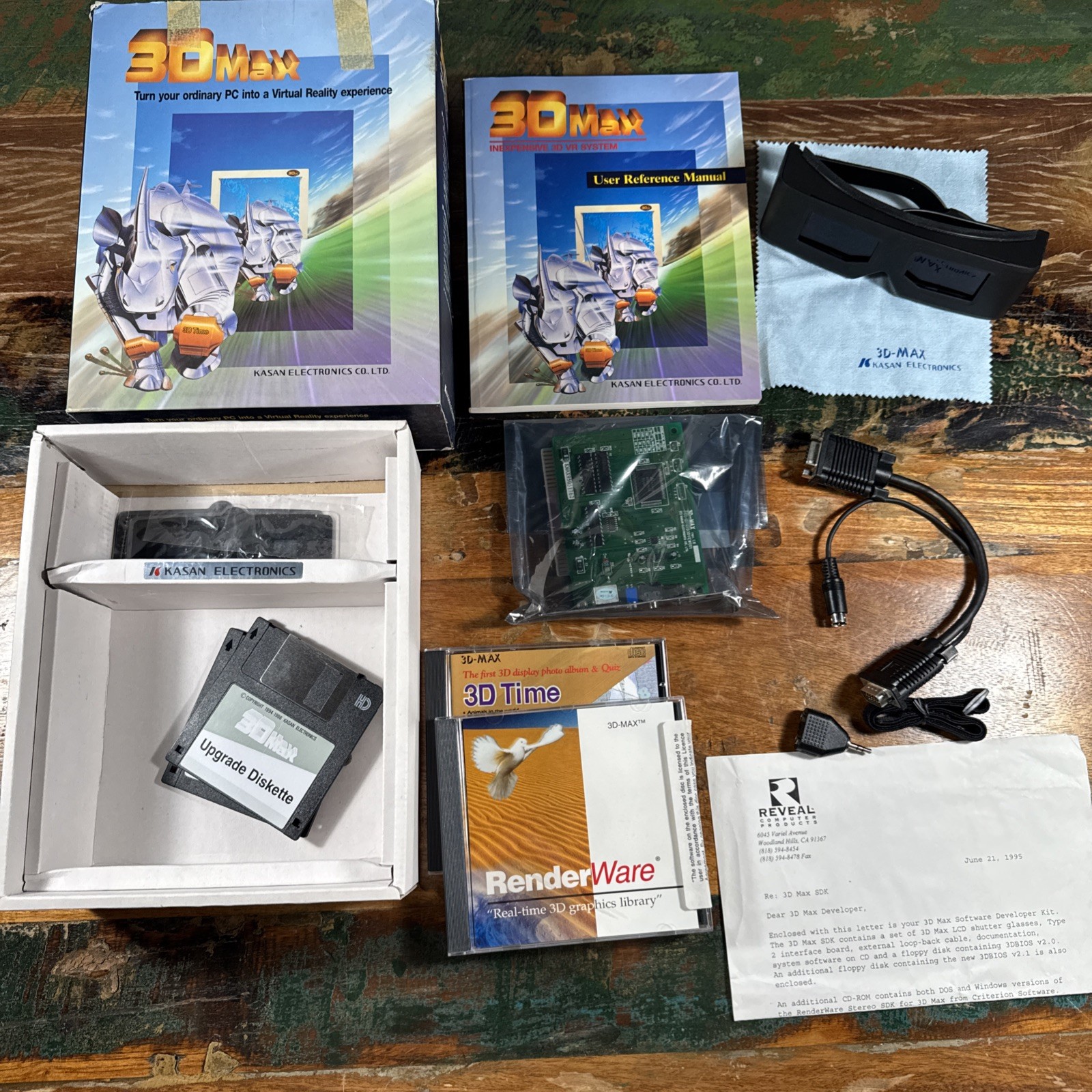 Vintage KASAN ELECTRONICS KASAN 3D-MAX Programming Computing 1995