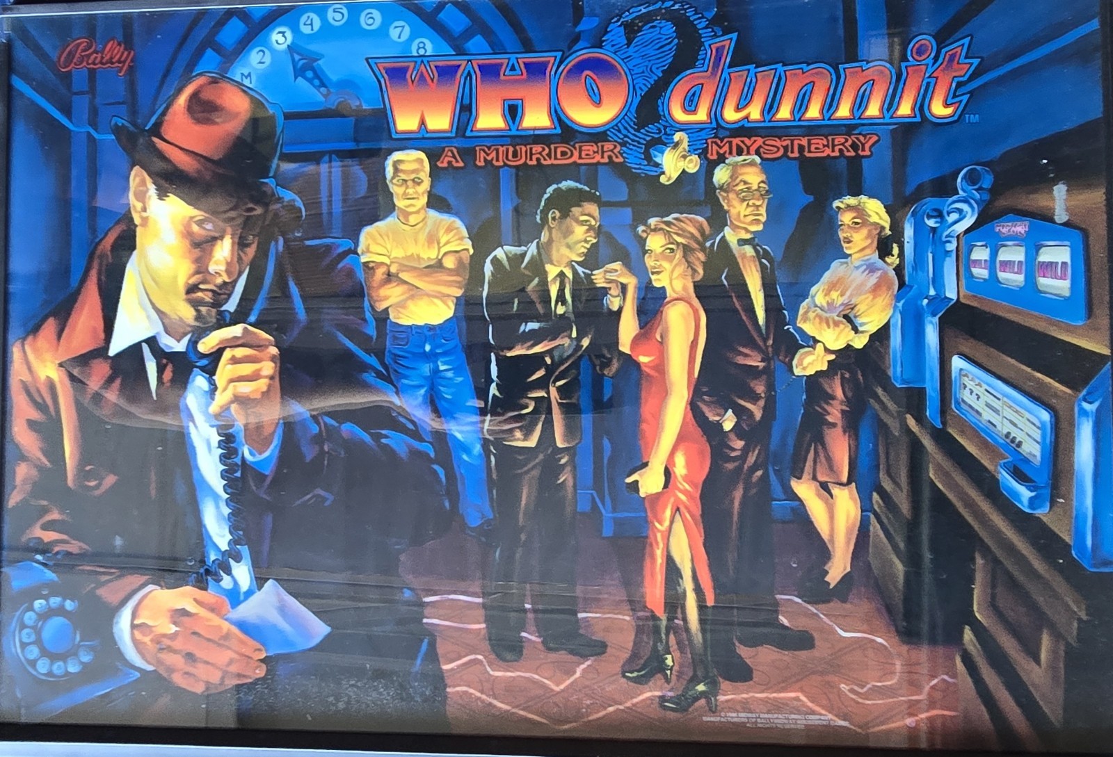 Refurbished Who Dunnit Pinball Machine (Bally) 1995