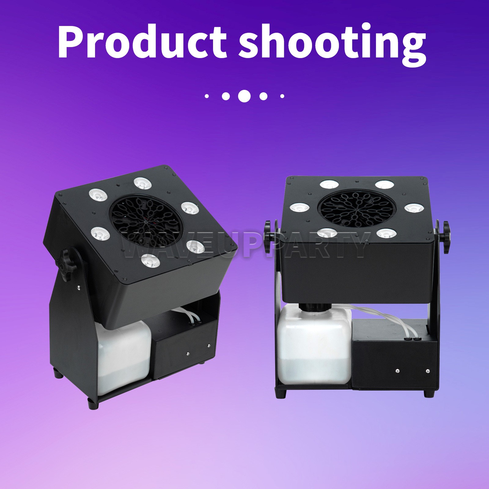 PAIDUN LED Automatic Bubble Machine Moving Head Blower Effect Wedding Show Event
