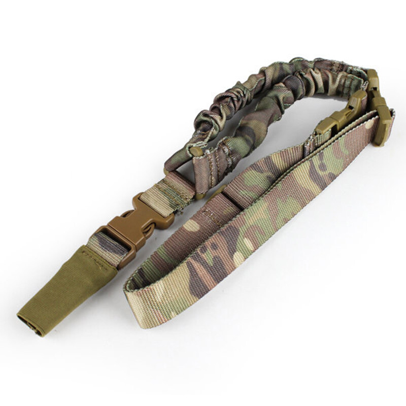 WST Tactical Single Point Sling Bungee Adjustable Quick Hook Rifle Sling Hunting