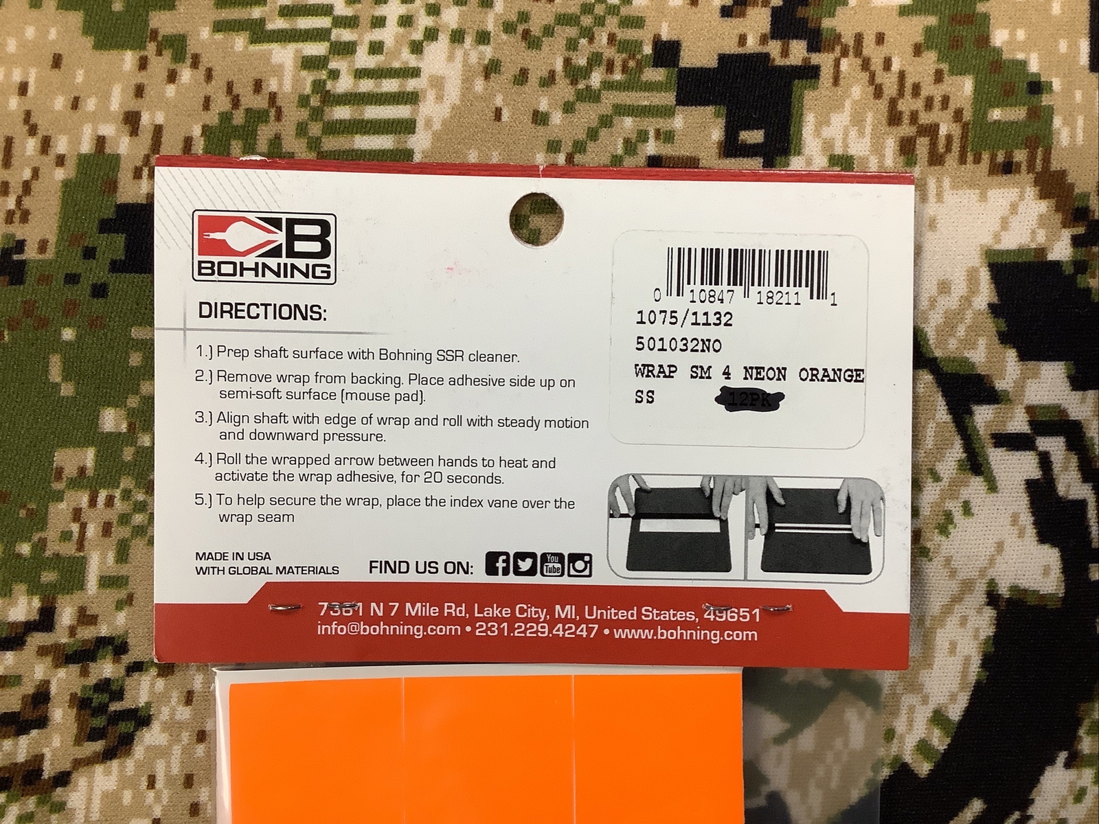 Bohning Archery Arrow Wraps 4 Inches Small 13 Pack