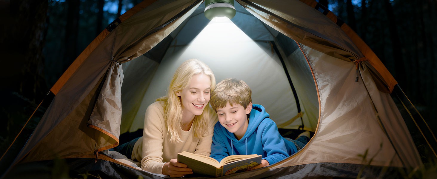 Telescopic Camping Lights,Collapsible Magnetic Camping Lantern | Dimmable USB
