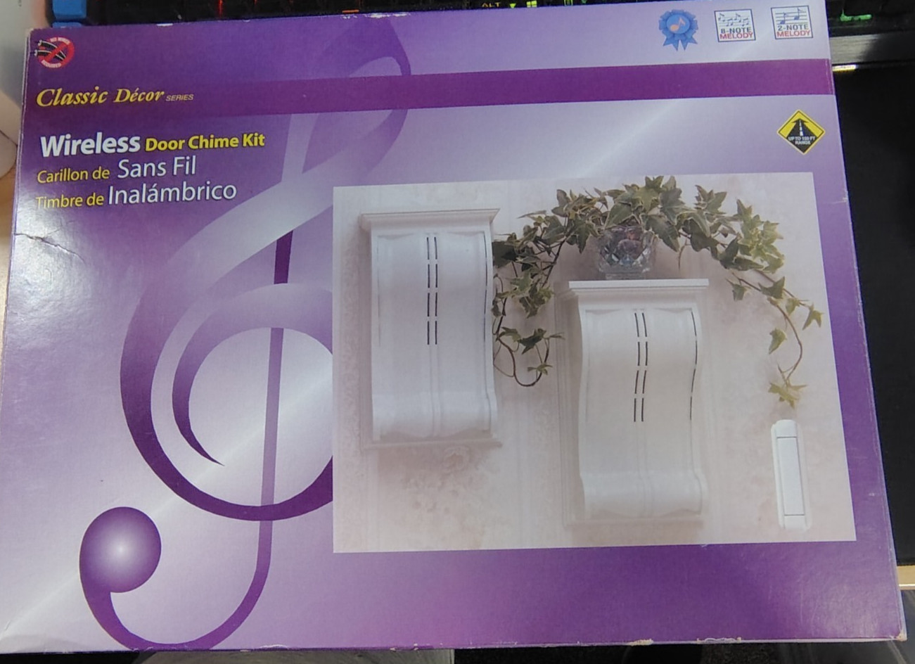 NEW HEATH ZENITH Dual Classic DECOR SERIES WIRELESS Shelf Door CHIME KIT B13