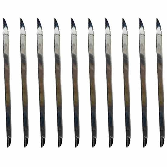 Roadworks SS Vertical Grille Bar Kit For Kenworth T880 W/ Punched Grilles