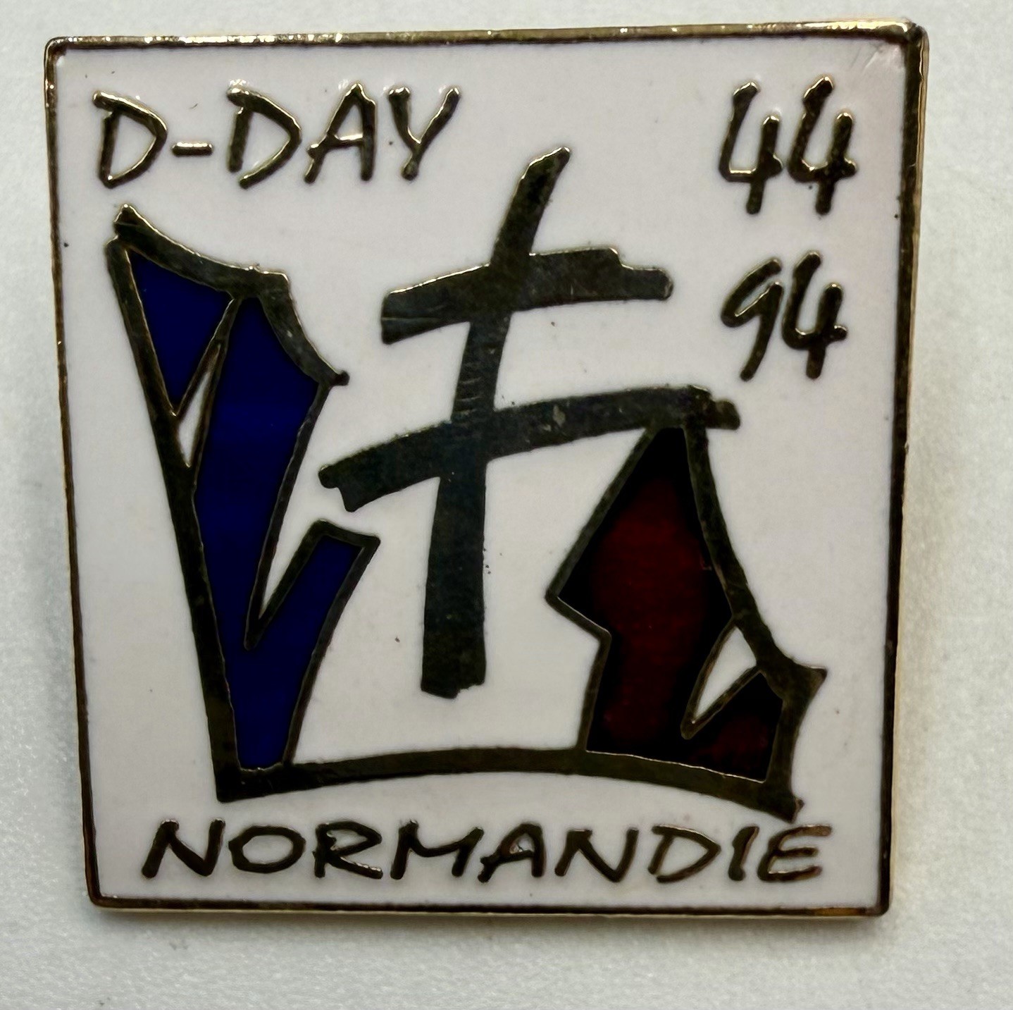 Lapel Pin 50th Anniversary of D-Day Normandie 1944-1994