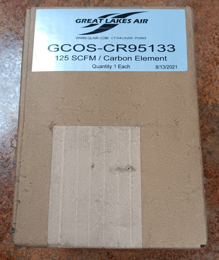 GCOS-SR95133 GREAT LAKES AIR Charcoal Pack Carbon Element *NEW IN BOX*