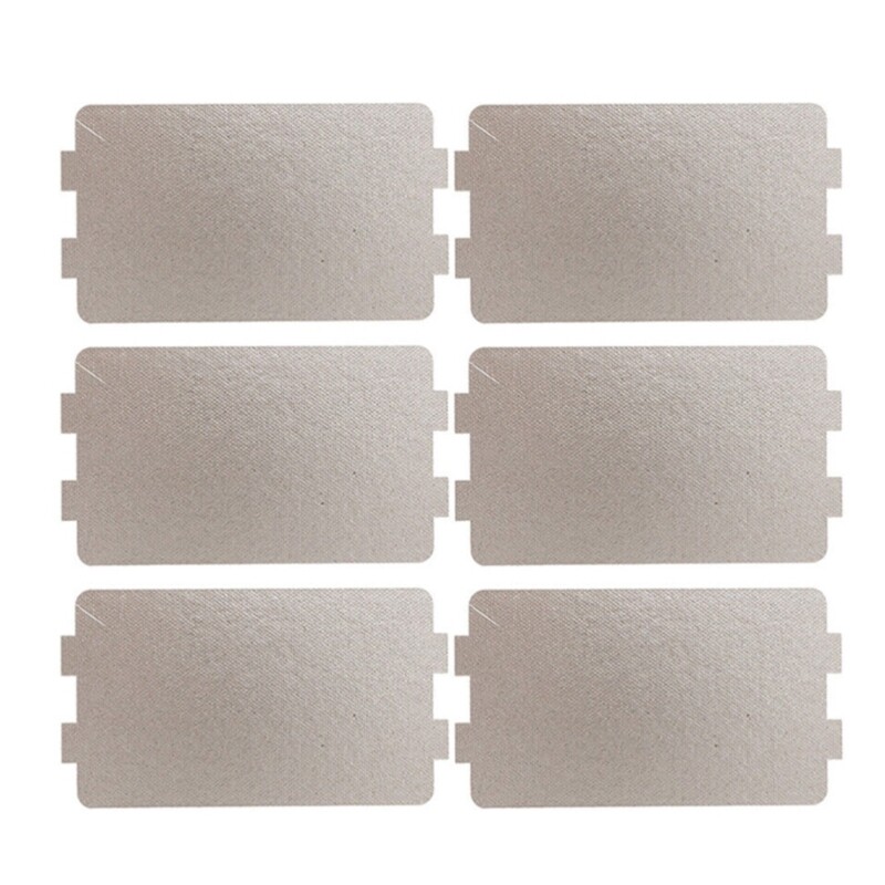 Pack of 6 Thickened Sheets Cuttable Thickening Mica Plates Microwave Spare Part