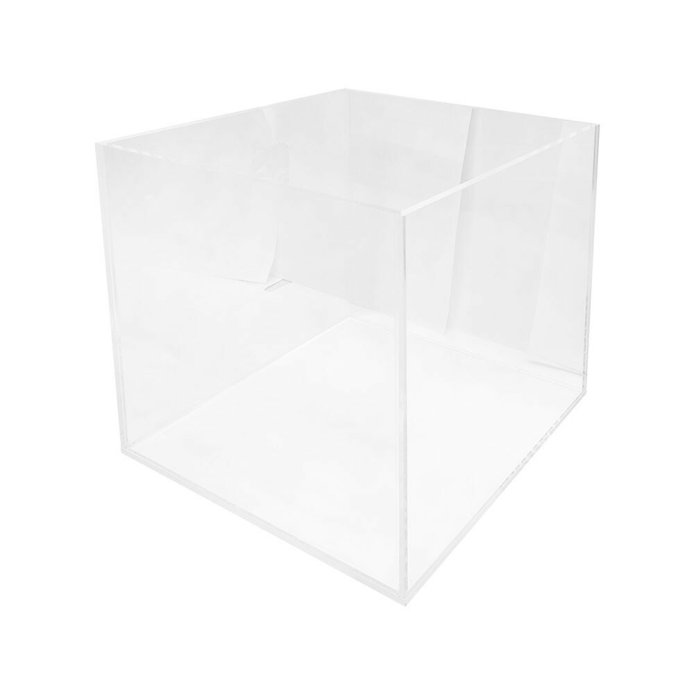 5 Sided 8'' Lucite Acrylic Cube Bin Fixture Display Retail Store