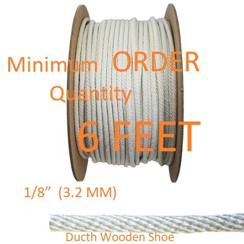 1/8” By the Foot Wood Stove Door Gasket, Round Fiberglass Rope Seal