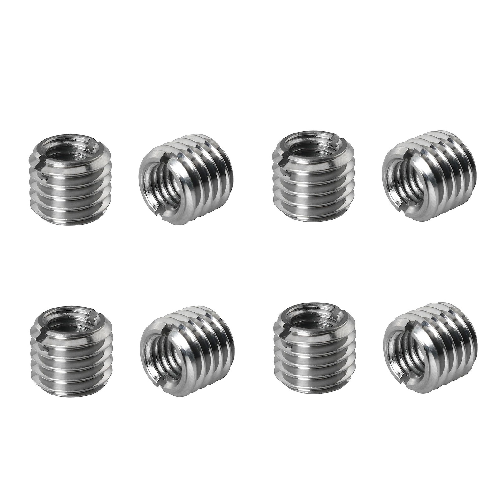 8 PCS Thread Adapter Sleeve Reducing Nut for M12 Male to M8 Female Threaded