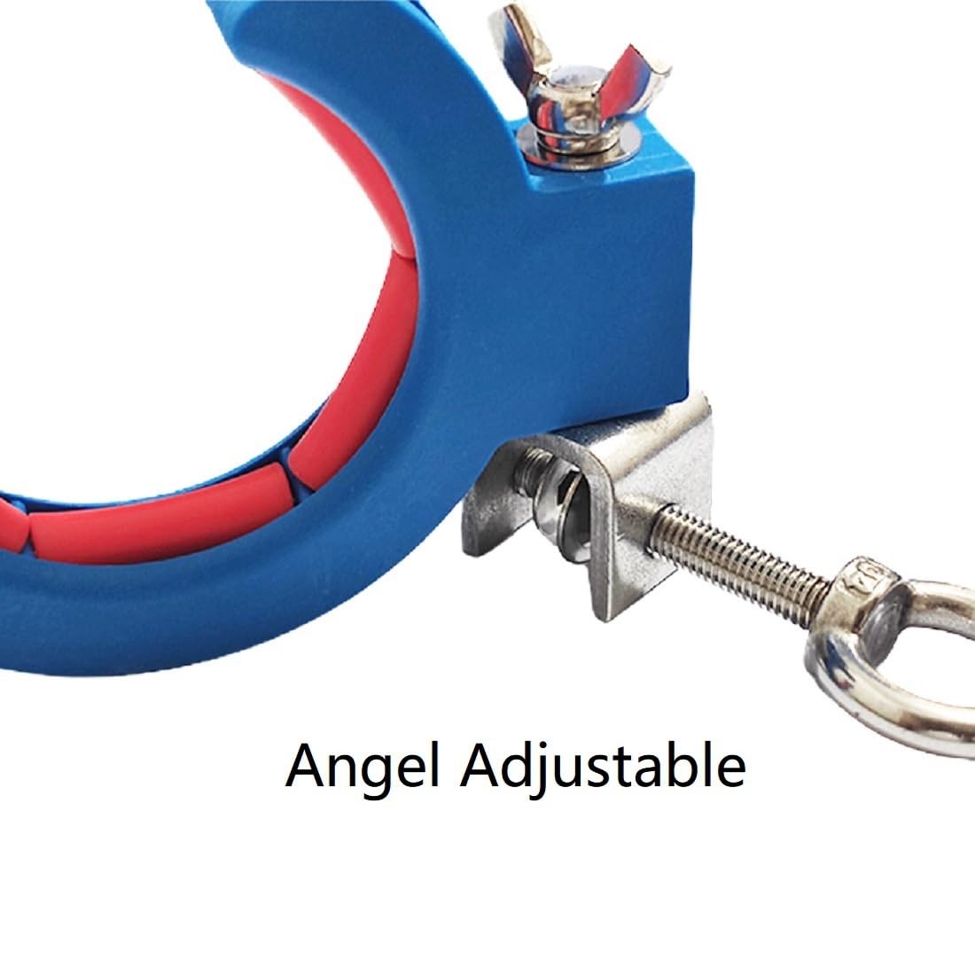 2pcs Blue Cable Wire Threading Tool Cable Tray Roller Threading Wire Pulling