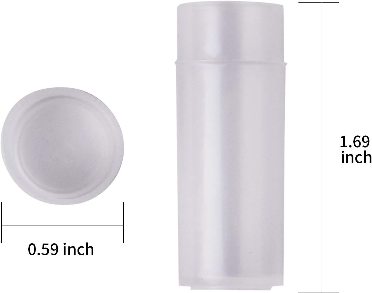 100Pcs 5ML Small Pill Plastic Containers Empty Pill Bottles Sample Bottles Vi...