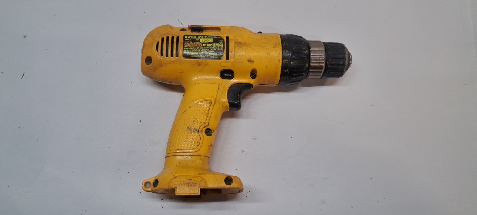 DeWalt DW953 12V 3/8" VSR Cordless Drill/Driver only (0496)