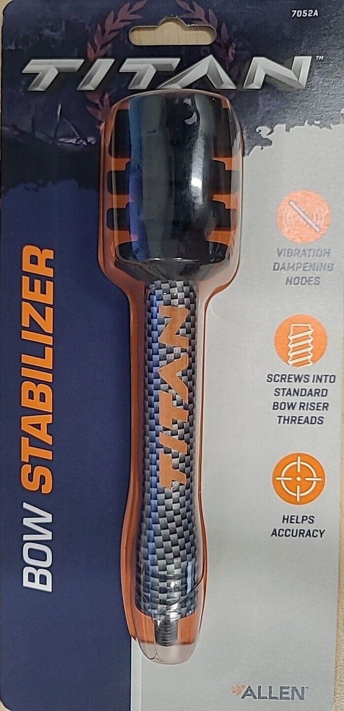 Titan Archery Bow Stabilizer Screws Into Standard Bow Riser Threads
