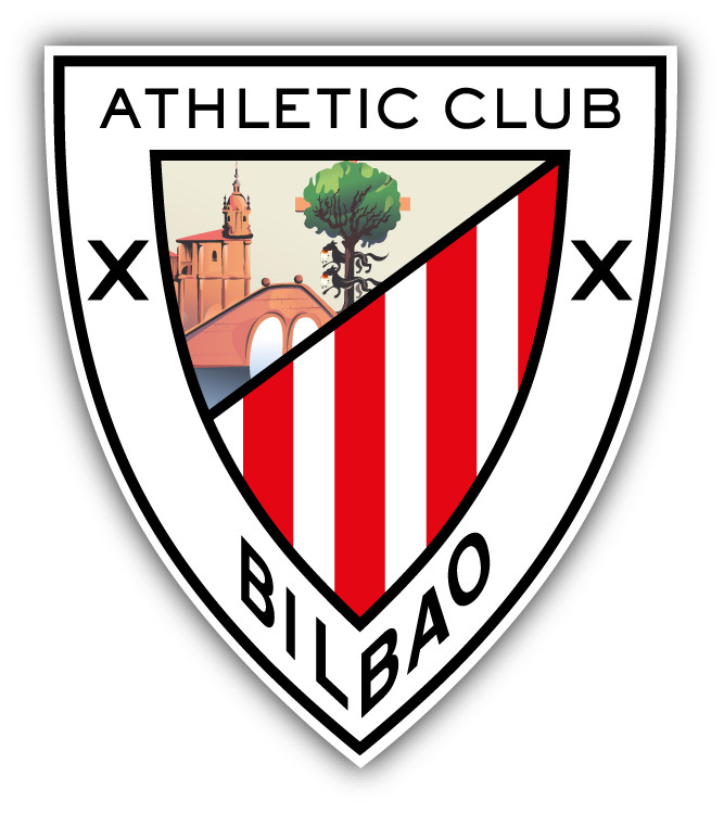 Athletic Bilbao FC Spain Soccer Football Car Bumper Sticker Decal 4'' x 5''