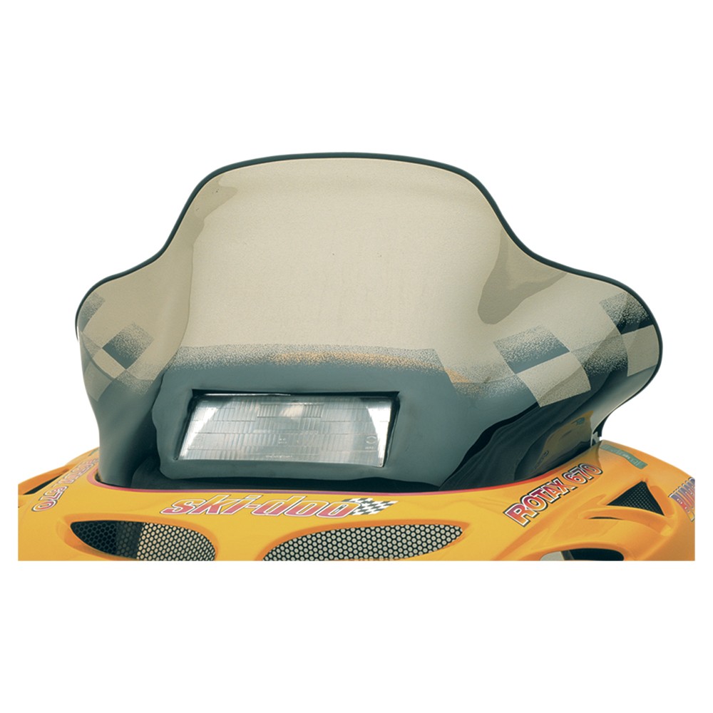 Powermadd Cobra Windshield-15.5in.-Tint with Checks for 1995-2000 Ski-Doo