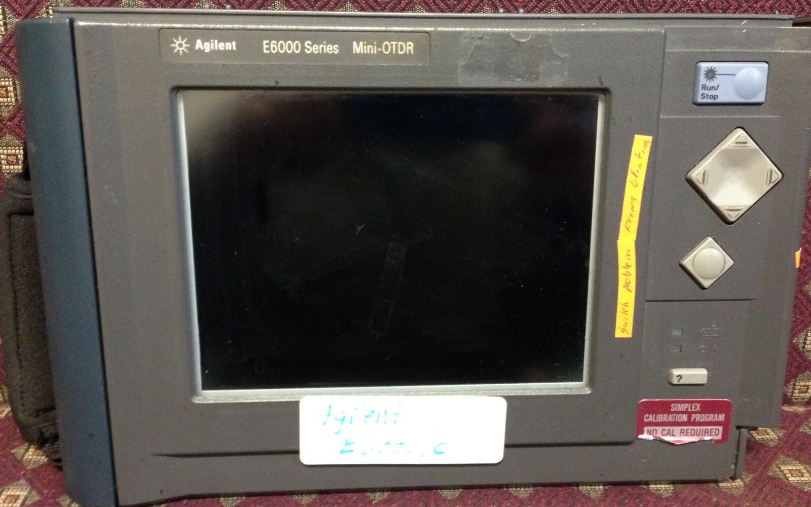 Agilent E6000C Mini-OTDR For Parts with no Accessories As Is