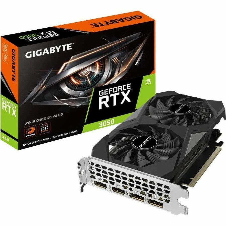 GIGABYTE1 NVIDIA GeForce RTX 3050 6GB GDDR6 Graphic Card GVN3050WF2OCV26GD