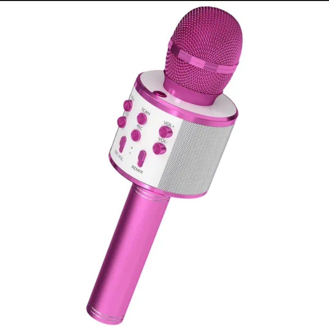 Wireless Karaoke Microphone Bluetooth Speaker Portable Mic
