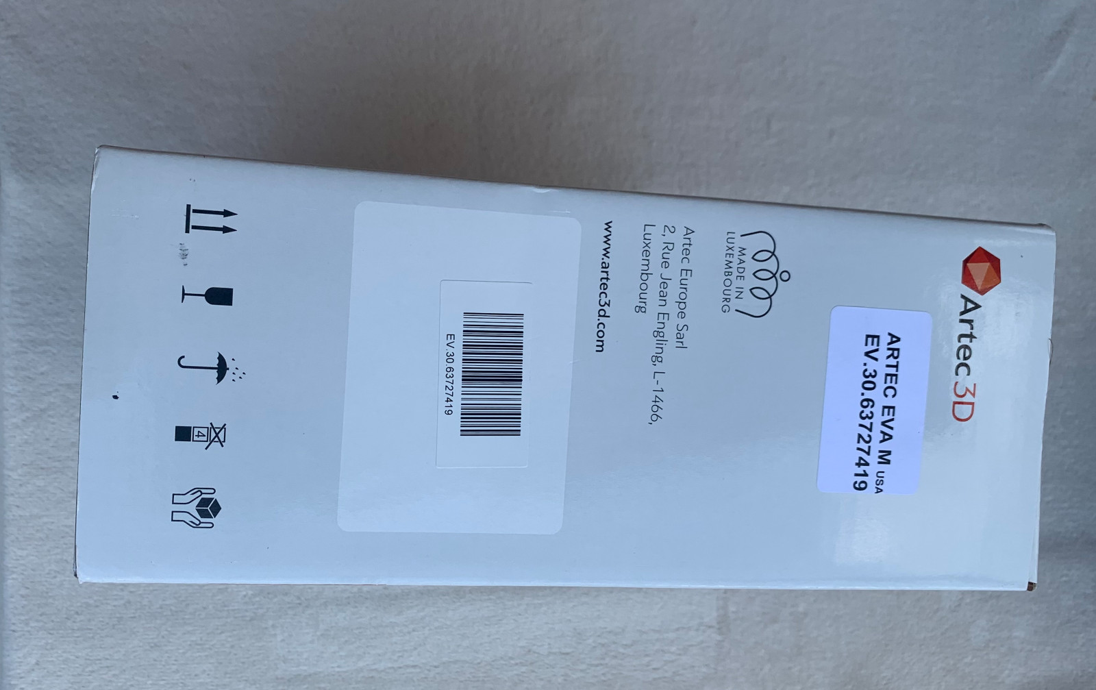 Artec EVA-M 3D Handheld Scanner in original box